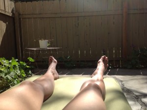 Catchin' some rays! IMG_0150